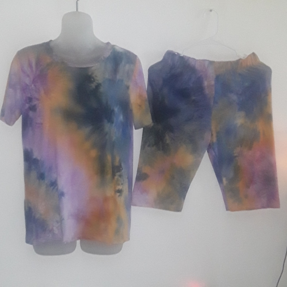 Tie-dye short set